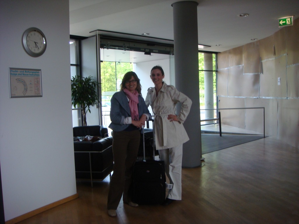Drs Fotopoulou and Springer at Max Plank Center in Leipzig